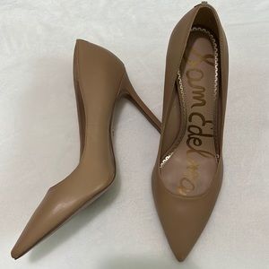 Sam edleman tan leather HAZEL pumps